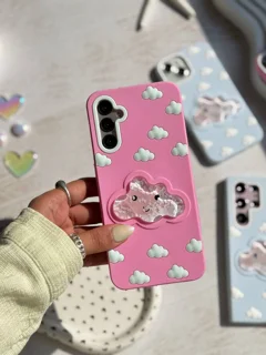 قاب ابر آکواریومی صورتی