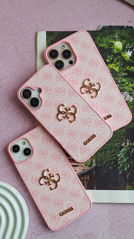 قاب GuEss pink آیفون سامسونگ و شیائومی