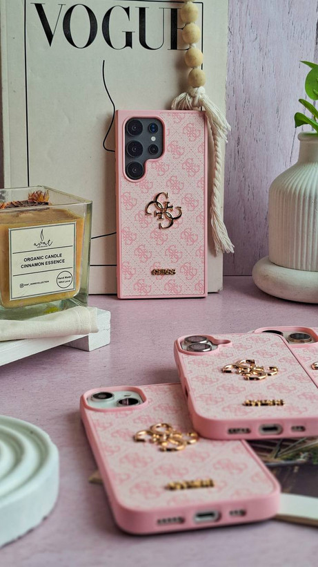 قاب GuEss pink آیفون سامسونگ و شیائومی