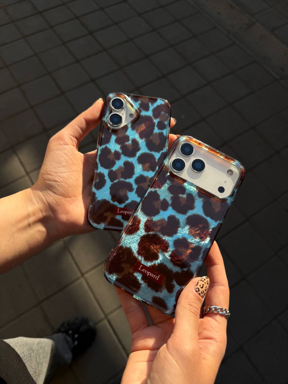 قاب leopard blue آیفون