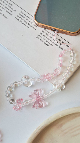 بند آویز تدی صورتی