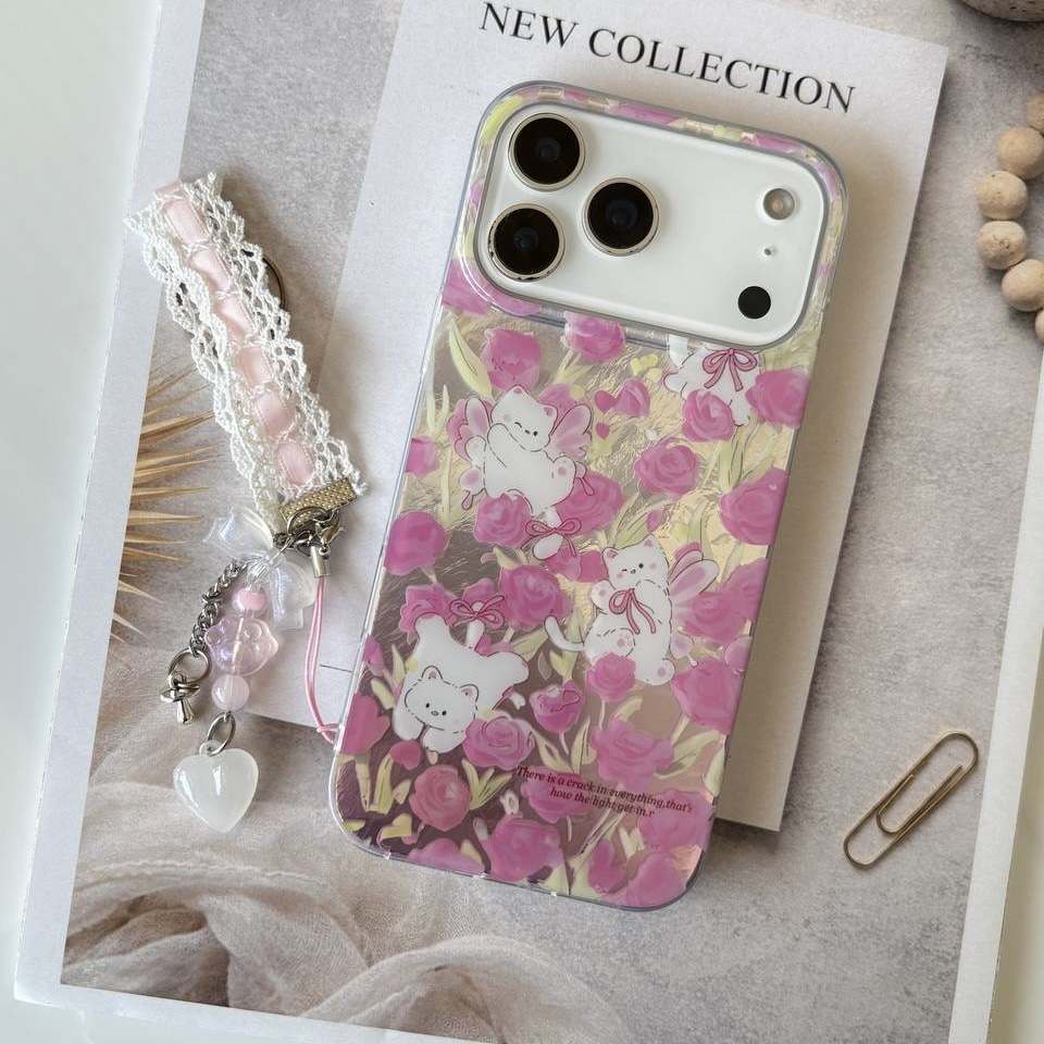 قاب پیشی کیوت صورتی ایفون