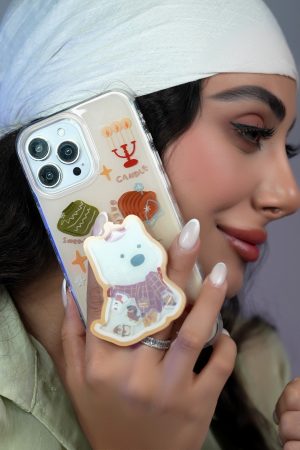 قاب کندل کریسمس سگ پاپی + پاپسوکت متحرک آیفون