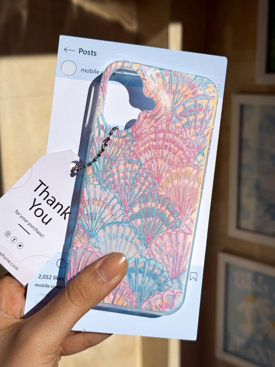 قاب هولوگرامی مات Shell Bloom شیائومی note9s