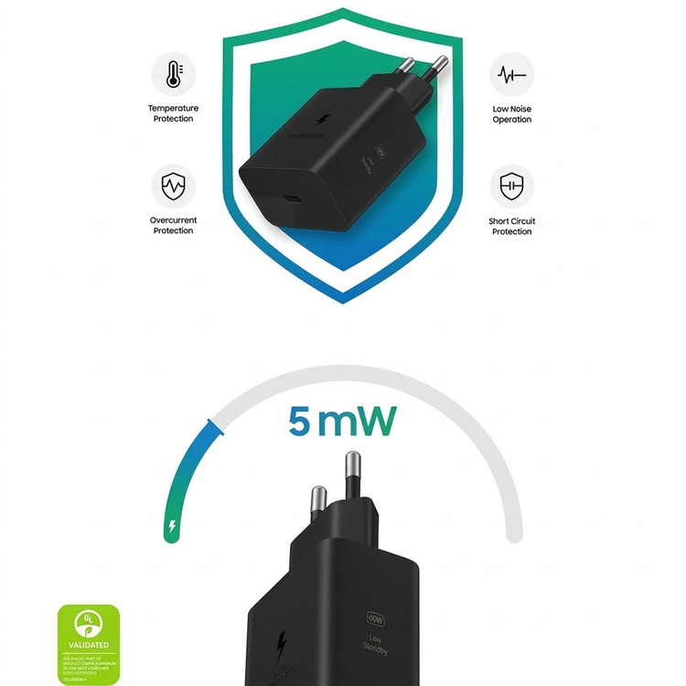 آداپتور اورجینال سامسونگ 60W