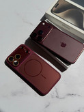قاب PVD Burgundy با مگ سیف (تبدیل آیفون ها به سری 18)