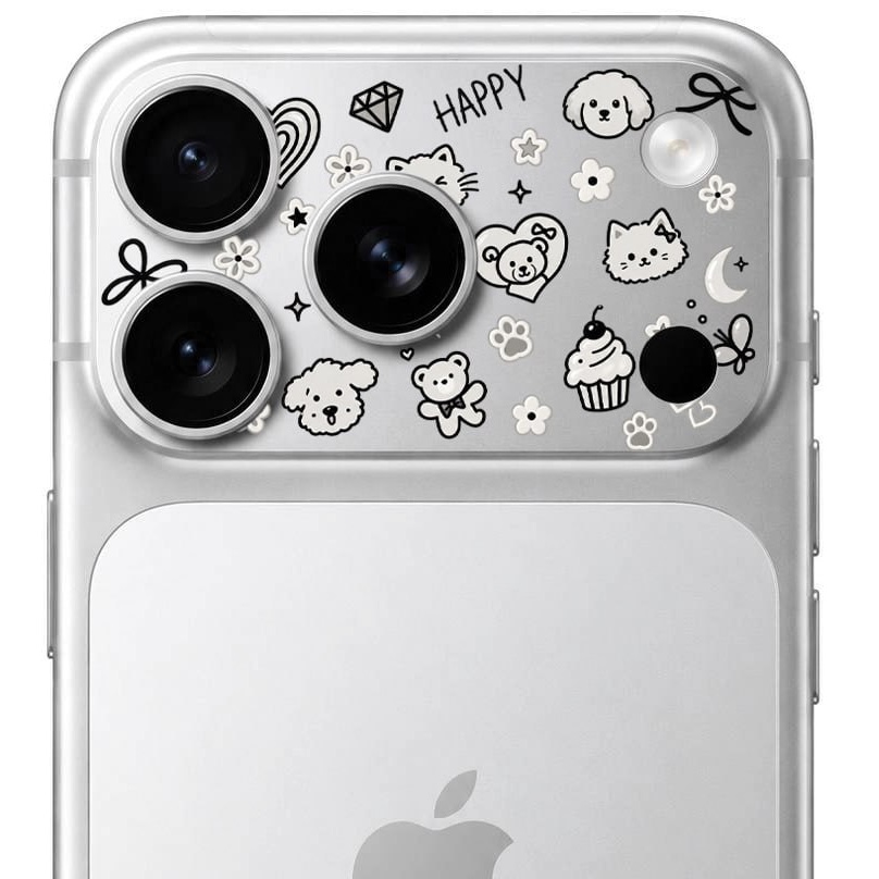 محافظ دور لنز طرح Happy بلو Blueo Invisible Shock-Resistant Lens Protection