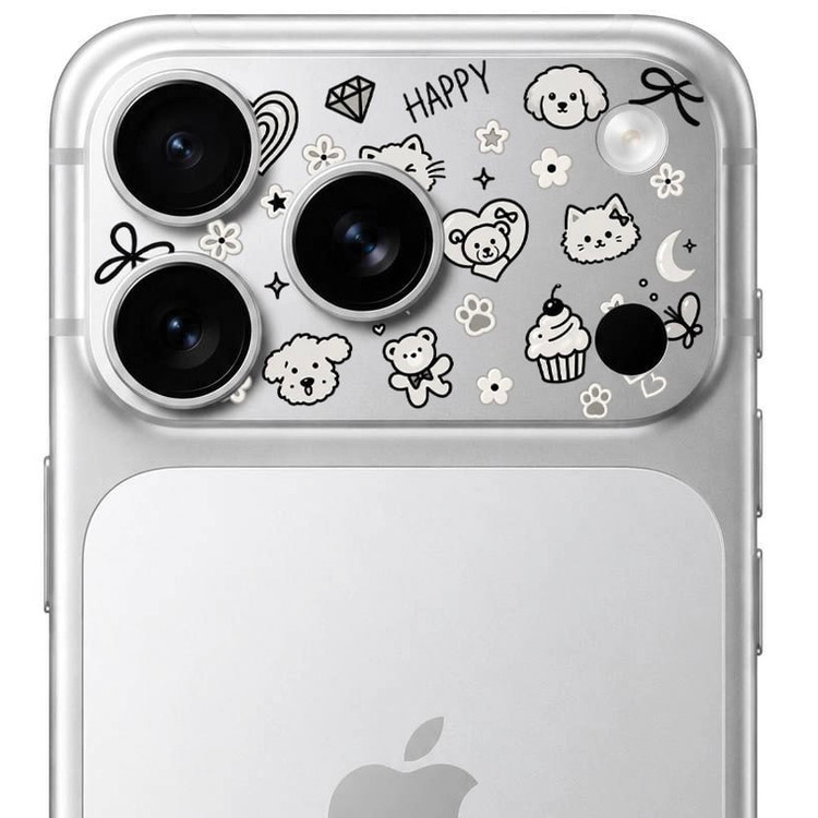 محافظ دور لنز طرح Happy بلو Blueo Invisible Shock-Resistant Lens Protection