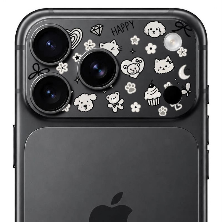 محافظ دور لنز طرح Happy بلو Blueo Invisible Shock-Resistant Lens Protection