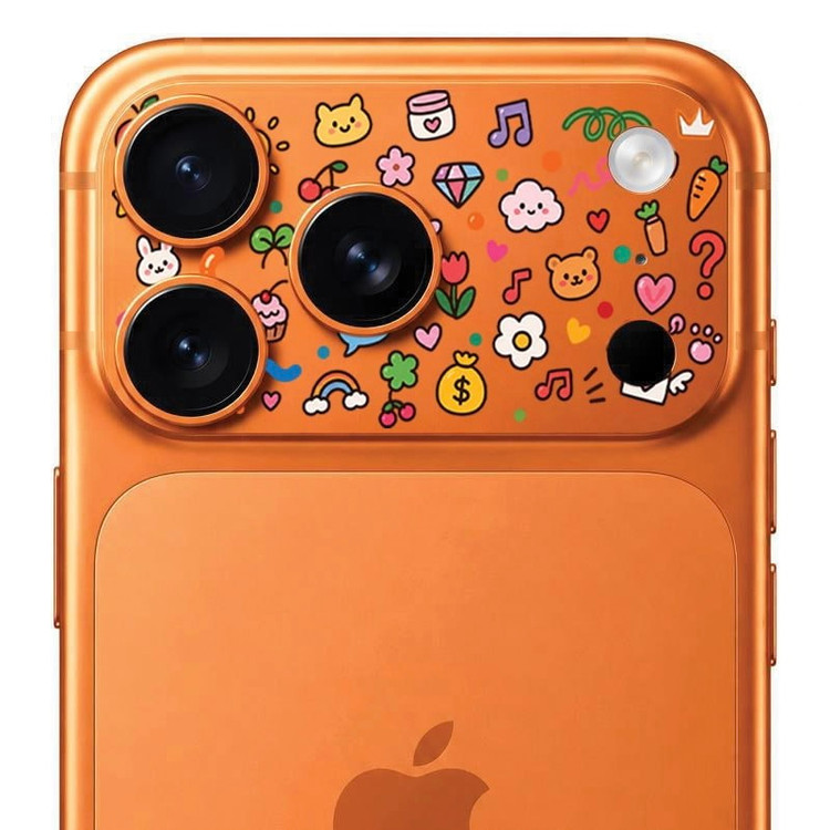 محافظ دور لنز طرح Colorful بلو Blueo Invisible Shock-Resistant Lens Protection