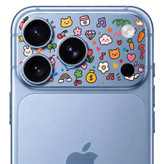 محافظ دور لنز طرح Colorful بلو Blueo Invisible Shock-Resistant Lens Protection