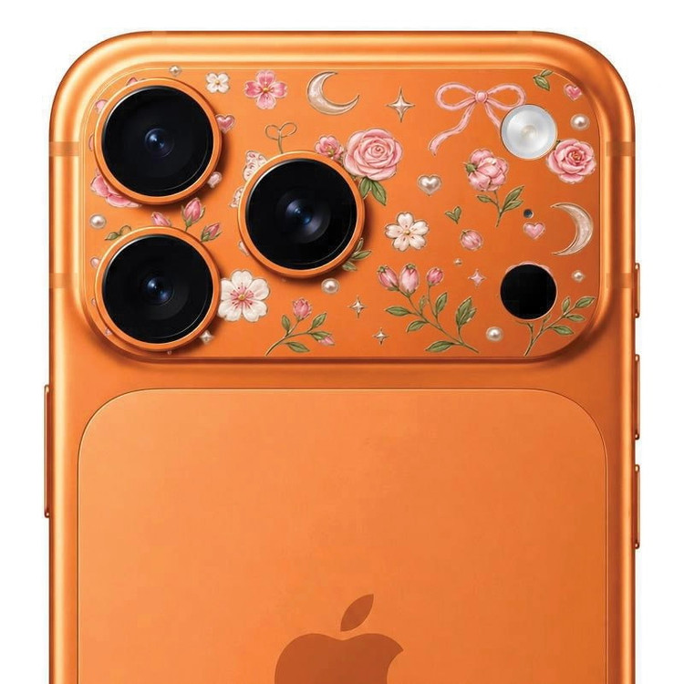 محافظ دور لنز طرح گل بلو Blueo Invisible Shock-Resistant Lens Protection