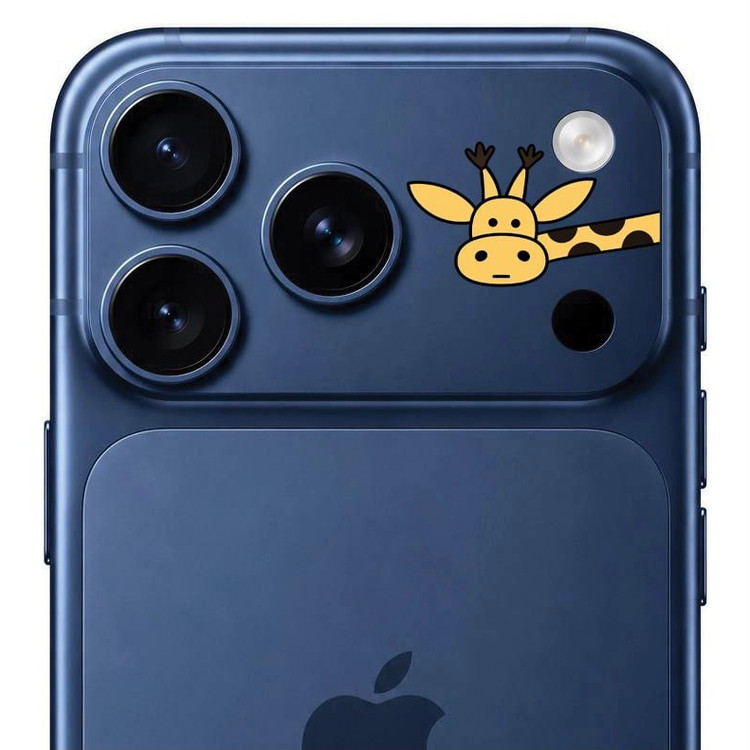 محافظ دور لنز طرح زرافه بلو Blueo Invisible Shock-Resistant Lens Protection