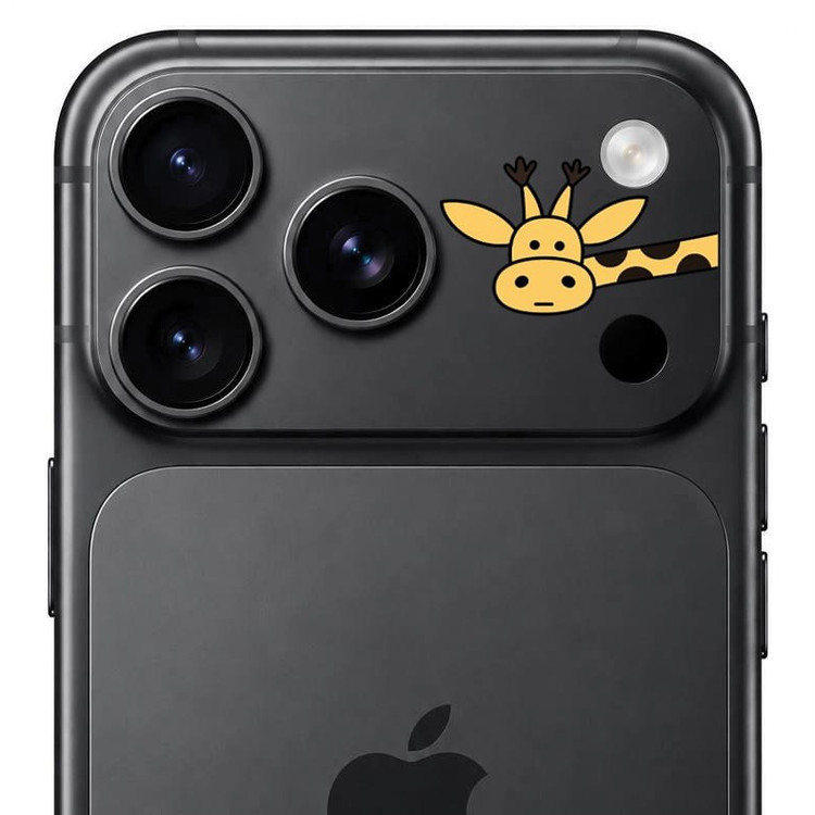 محافظ دور لنز طرح زرافه بلو Blueo Invisible Shock-Resistant Lens Protection