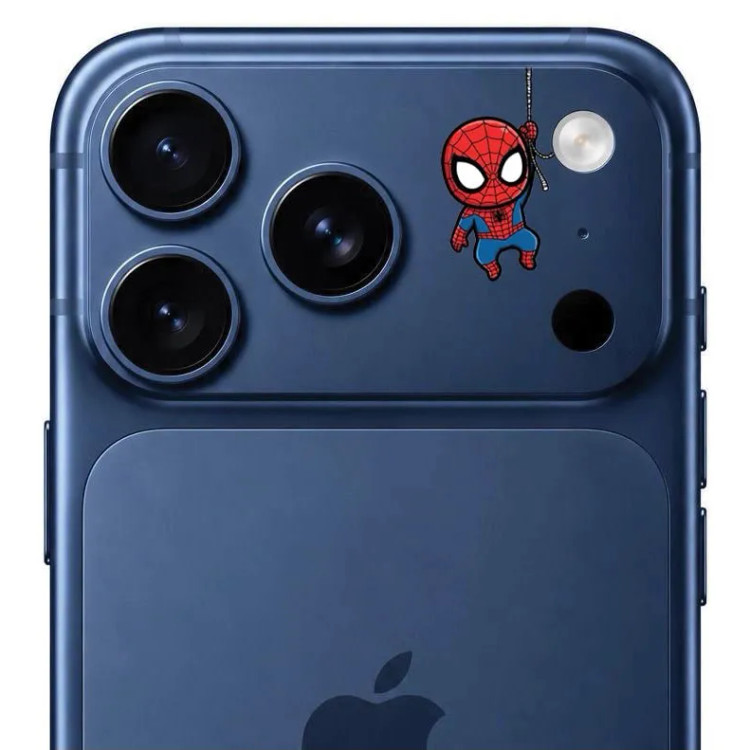 محافظ دور لنز طرح Spider Man مرد عنکبوتی بلو Blueo Invisible Shock-Resistant Lens Protection