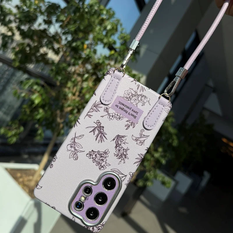 قاب lavender flower بنددار سامسونگ